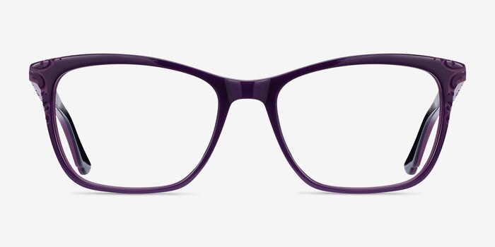 Hedera Purple Acetate Eyeglass Frames from EyeBuyDirect