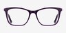 Hedera Purple AcetateEyeglass Frames from EyeBuyDirect, Front View