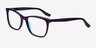 Hedera Purple AcetateEyeglass Frames from EyeBuyDirect, Angle View