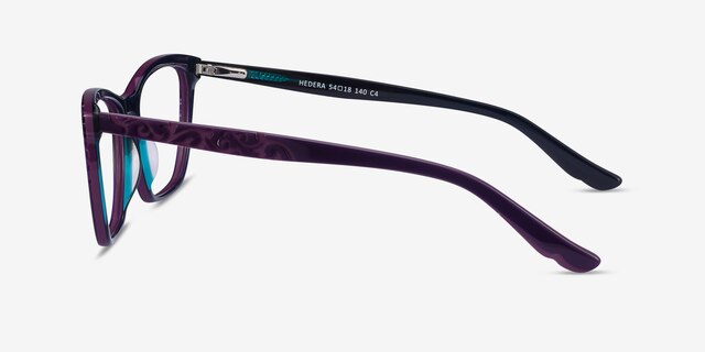 Hedera Purple AcetateEyeglass Frames from EyeBuyDirect, Side View