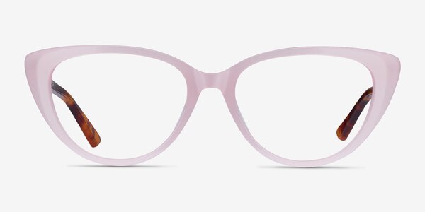 Anastasia Iridescent Pink & Tortoise Acétate Montures de lunettes de vue