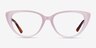Anastasia Iridescent Pink & Tortoise AcetateEyeglass Frames from EyeBuyDirect, Front View