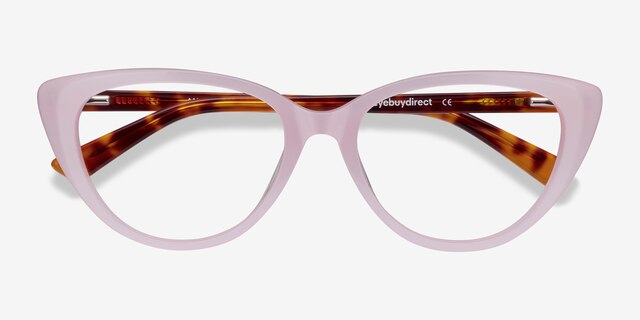 Anastasia Iridescent Pink & Tortoise AcetateEyeglass Frames from EyeBuyDirect, Closed View