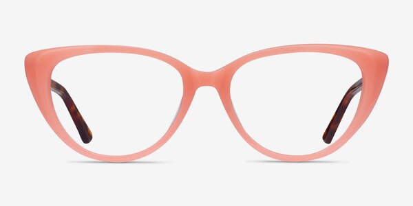 Anastasia Coral & Tortoise Acétate Montures de lunettes de vue