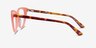 Anastasia Coral & Tortoise AcetateEyeglass Frames from EyeBuyDirect, Side View