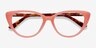 Anastasia Coral & Tortoise AcetateEyeglass Frames from EyeBuyDirect, Closed View