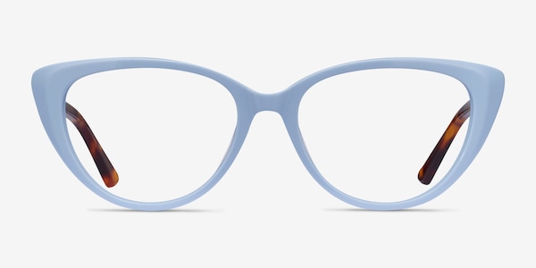 Anastasia Baby Blue & Tortoise Acétate Montures de lunettes de vue