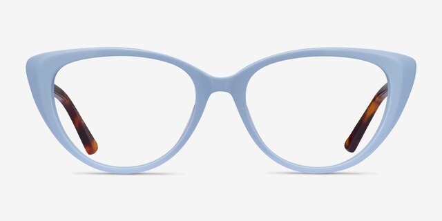 Anastasia Baby Blue & Tortoise AcetateEyeglass Frames from EyeBuyDirect, Front View