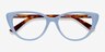 Anastasia Baby Blue & Tortoise AcetateEyeglass Frames from EyeBuyDirect, Closed View
