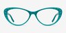 Persona Teal AcetateEyeglass Frames from EyeBuyDirect, Front View