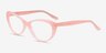 Persona Coral AcetateEyeglass Frames from EyeBuyDirect, Angle View