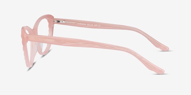 Persona Coral AcetateEyeglass Frames from EyeBuyDirect, Side View