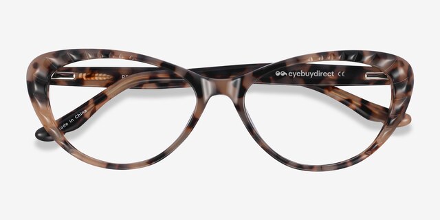 Persona Ivory Tortoise AcetateEyeglass Frames from EyeBuyDirect, Closed View