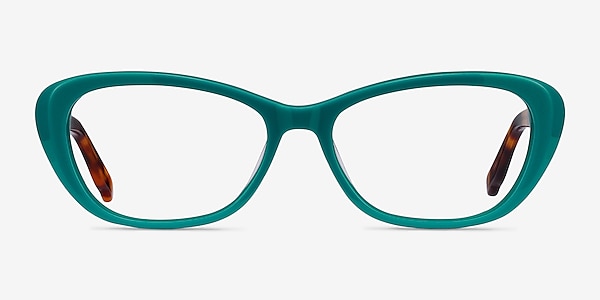 Selina Teal & Tortoise Acétate Montures de lunettes de vue