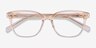 Yana Clear Melon AcetateEyeglass Frames from EyeBuyDirect, Closed View