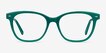 Yana Teal AcetateEyeglass Frames from EyeBuyDirect, Front View