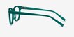 Yana Teal AcetateEyeglass Frames from EyeBuyDirect, Side View