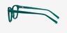 Yana Teal AcetateEyeglass Frames from EyeBuyDirect, Side View