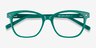 Yana Teal AcetateEyeglass Frames from EyeBuyDirect, Closed View