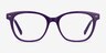 Yana Purple AcetateEyeglass Frames from EyeBuyDirect, Front View