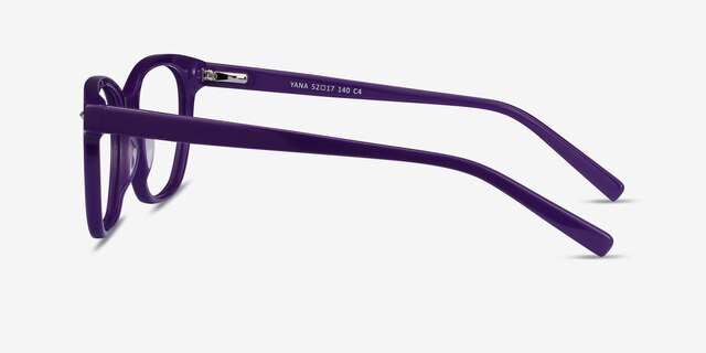 Yana Purple AcetateEyeglass Frames from EyeBuyDirect, Side View