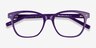 Yana Purple AcetateEyeglass Frames from EyeBuyDirect, Closed View