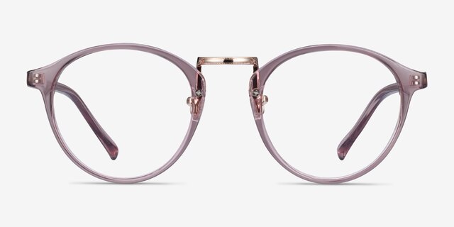 Chillax Lavender MetalEyeglass Frames from EyeBuyDirect, Front View