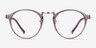 Chillax Lavender MetalEyeglass Frames from EyeBuyDirect, Front View