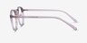 Chillax Lavender MetalEyeglass Frames from EyeBuyDirect, Side View