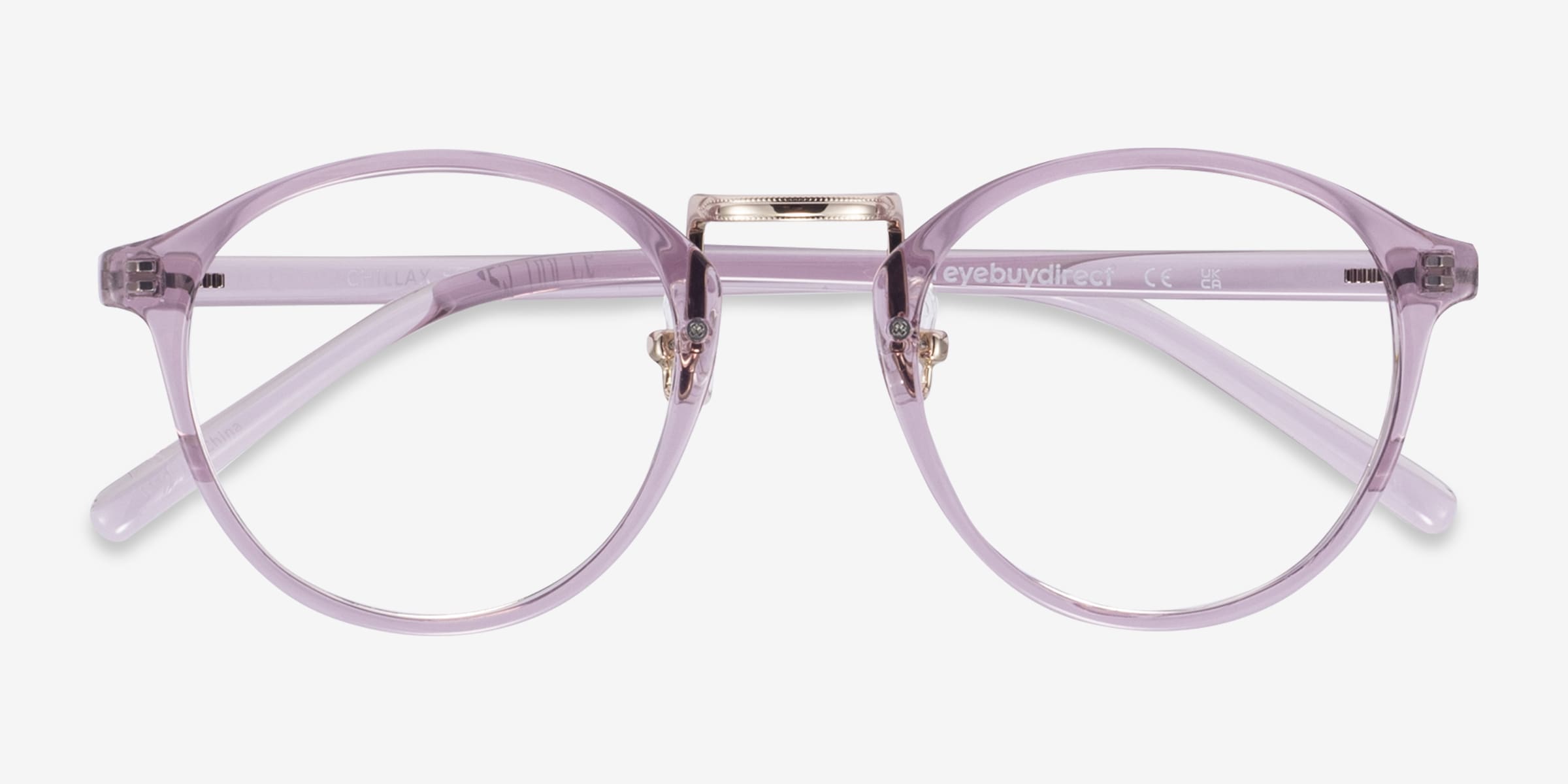 Chillax Round Lavender Glasses for Women | Eyebuydirect