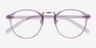 Chillax Lavender MetalEyeglass Frames from EyeBuyDirect, Closed View