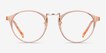 Chillax Clear Melon MetalEyeglass Frames from EyeBuyDirect, Front View