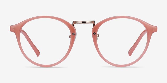Chillax Coral MétalMontures de lunettes de vue d'EyeBuyDirect, Vue de Face