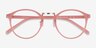 Chillax Coral MétalMontures de lunettes de vue d'EyeBuyDirect, Vue Rapprochée