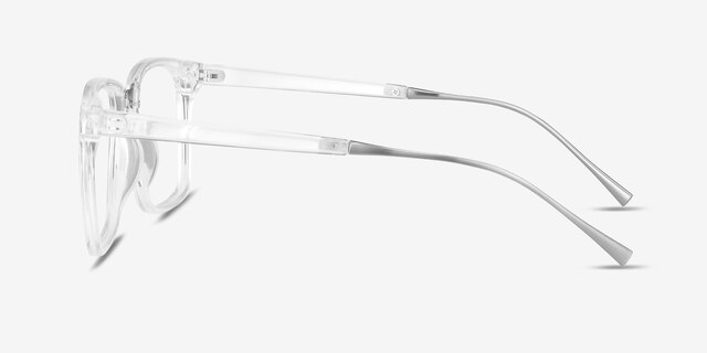 Forte Clear Plastic-metalEyeglass Frames from EyeBuyDirect, Side View