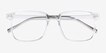 Forte Clear Plastic, MetalEyeglass Frames from EyeBuyDirect, Closed View