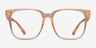 Piano Melon PlasticEyeglass Frames from EyeBuyDirect, Front View