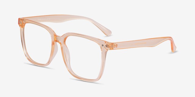 Piano Melon PlasticEyeglass Frames from EyeBuyDirect, Angle View