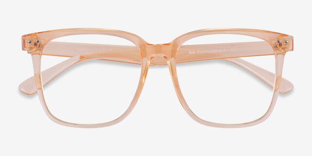 Piano Melon PlasticEyeglass Frames from EyeBuyDirect, Closed View