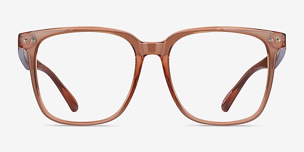 Piano Brown Plastic Eyeglass Frames