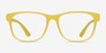 Milo Yellow PlasticEyeglass Frames from EyeBuyDirect, Front View