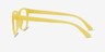 Milo Yellow PlasticEyeglass Frames from EyeBuyDirect, Side View