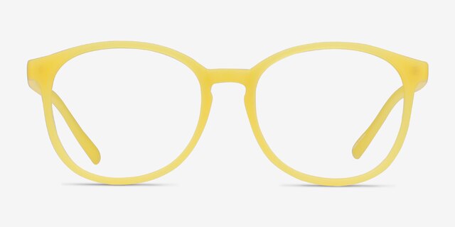 Dutchess Yellow PlasticEyeglass Frames from EyeBuyDirect, Front View