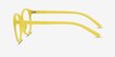Dutchess Yellow PlasticEyeglass Frames from EyeBuyDirect, Side View