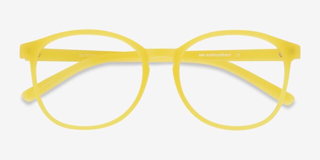 Dutchess Yellow PlasticEyeglass Frames from EyeBuyDirect, Closed View