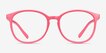 Dutchess Neon Pink PlasticEyeglass Frames from EyeBuyDirect, Front View