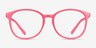Dutchess Neon Pink PlasticEyeglass Frames from EyeBuyDirect, Front View