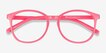 Dutchess Neon Pink PlasticEyeglass Frames from EyeBuyDirect, Closed View