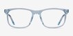 Ballast Clear Blue AcetateEyeglass Frames from EyeBuyDirect, Front View