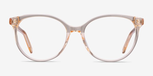 Nala Clear Melon Acetate Eyeglass Frames